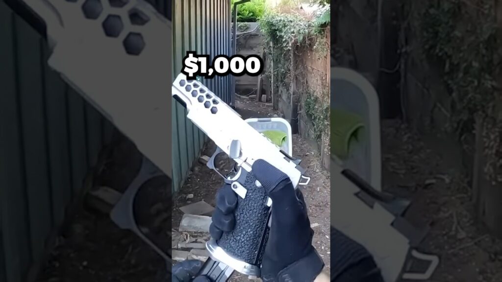 $3 Vs $1,000 Airsoft Pistol!