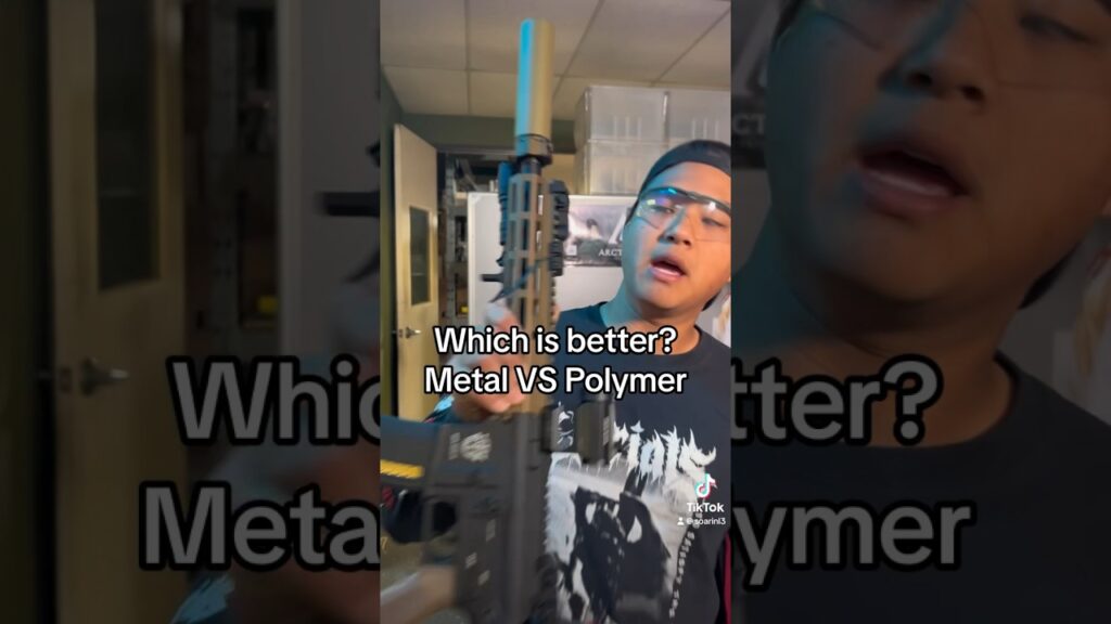 Metal VS Polymer which is best? #airsoft #airsoftgi #trending #cqb #milsim #shorts #short #review