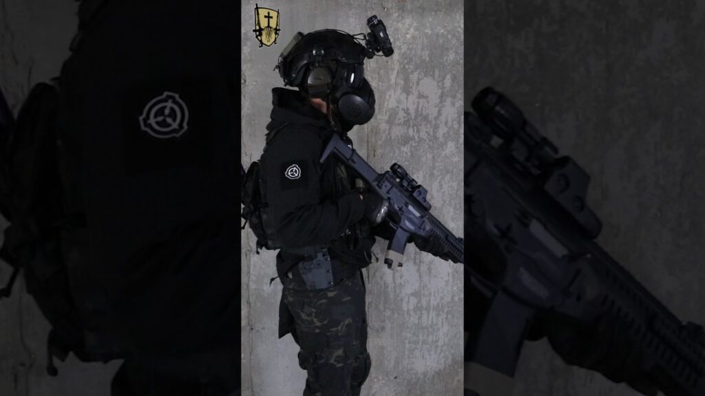 SCP Airsoft Cosplay Loadout #shorts #airsoft #scp