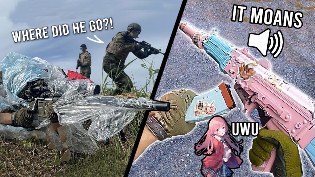 BEST Airsoft Moments of 2023 😲 (Trash Ghillie Suit, Moaning Anime AK-47)
