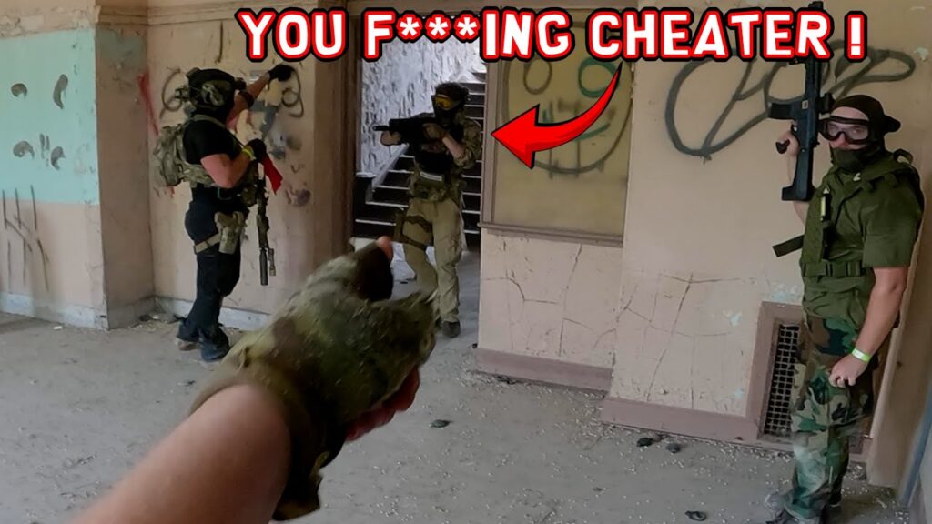 CRINGY Airsoft DRAMA @ Abandoned High School! (Cheaters, Rage, & 