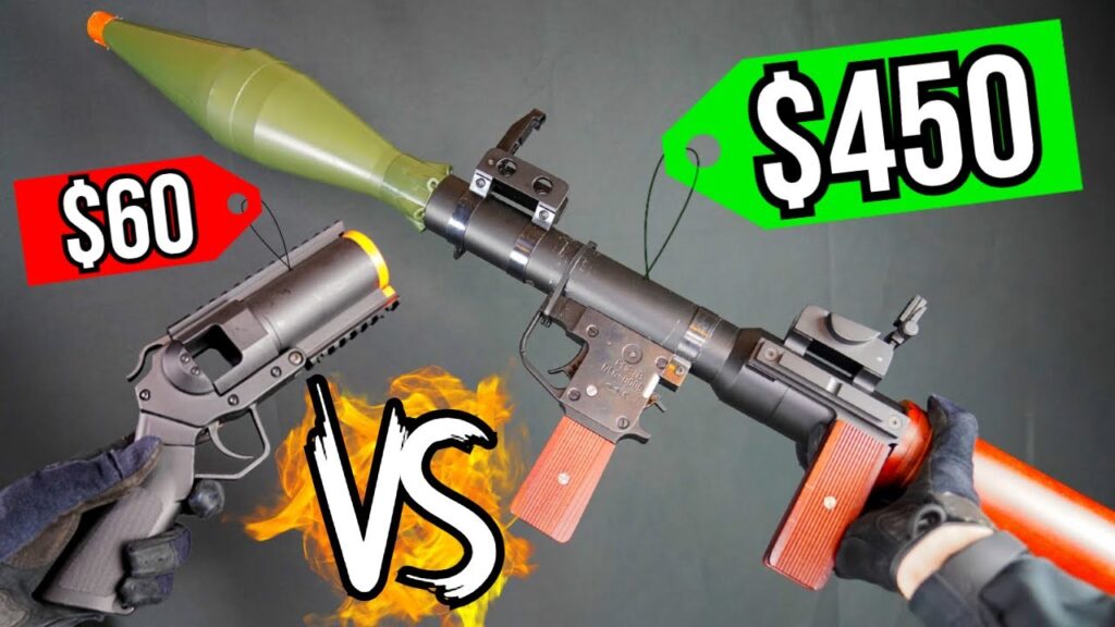 Cheap vs Expensive Airsoft Grenade Launchers!