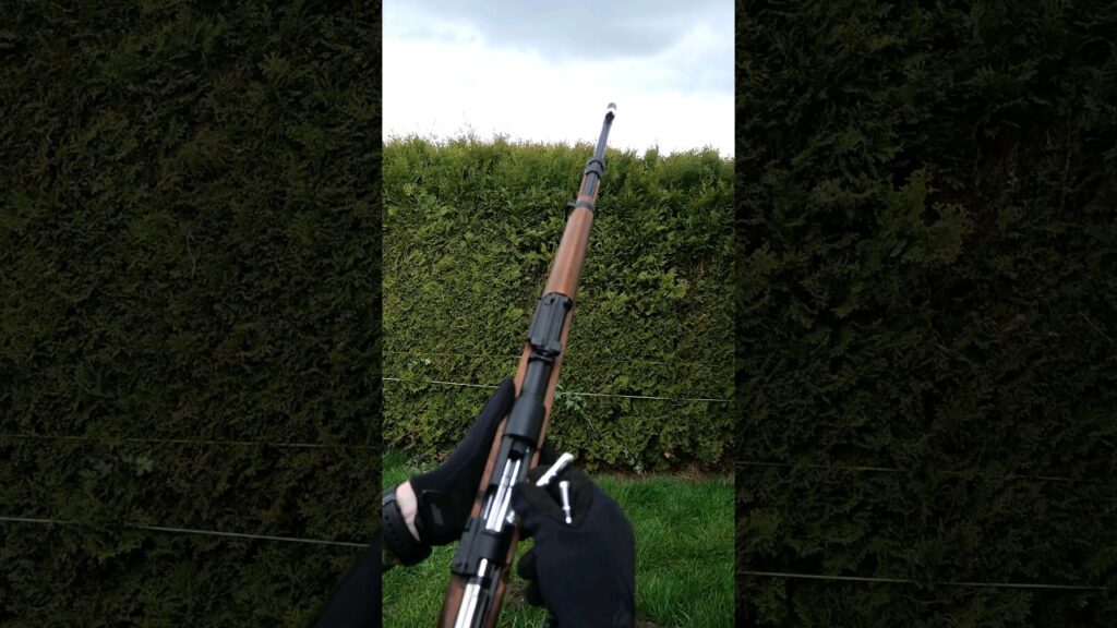 Super realistic airsoft Kar98k with shell ejection! #shorts