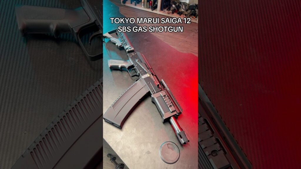 Saiga 12 SBS Shotgun #short #shorts #airsoft #airsoftgi #gaming #toys #gbb #milsim #asmr #fps #cod
