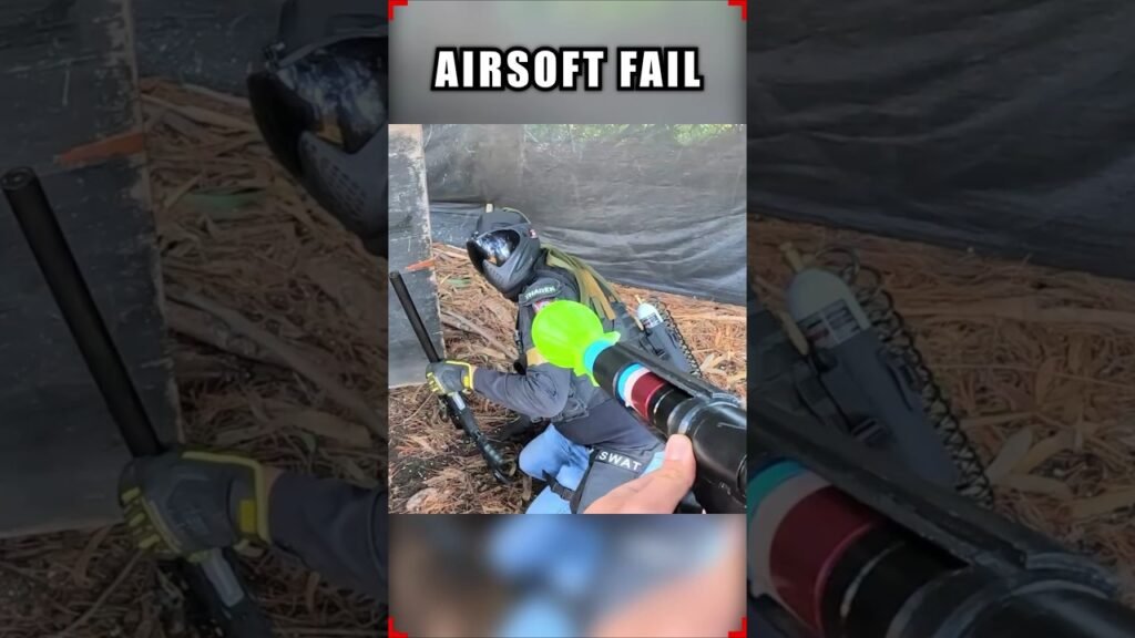 🤣 BAZOOKA AIRSOFT FAIL 🤣 ▬ #fail #airsoft #funny