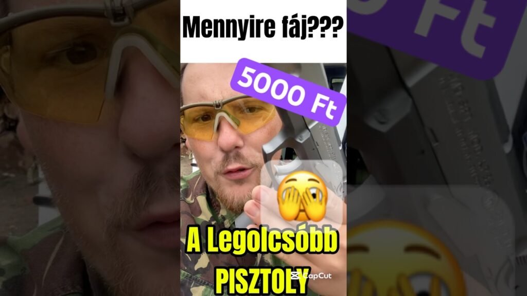 Mennyire fáj A LEGOLCSÓBB AIRSOFT STUKKER??? 5000 Ft-os TokyoMarui EBB😱😅