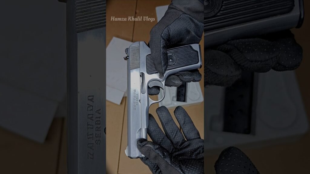 White Hot Tokarev! Pristine Zastava M57 Chrome Finish #shortsfeed #airsoft #airsoftpistol