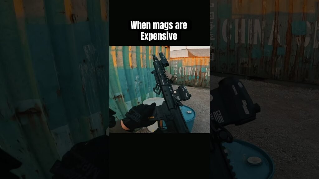 When Airsoft Mags Are TOO Expensive 💸😂 #airsoft #airsoftshorts #airsoftlife #funnyairsoft #shorts