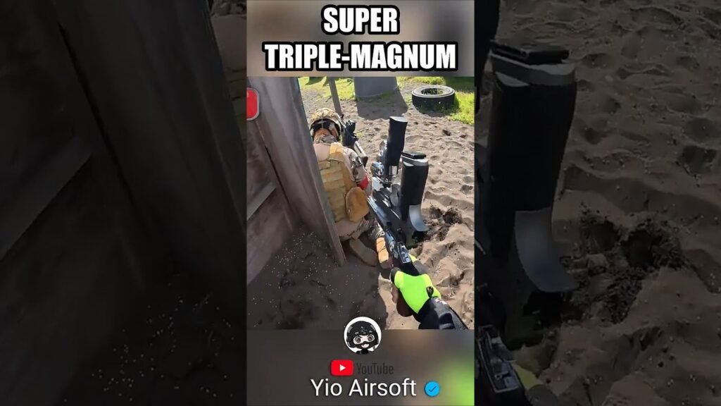 😱 TRIPLE MAGNUM 😱 ▬  #airsoft #fail #funny