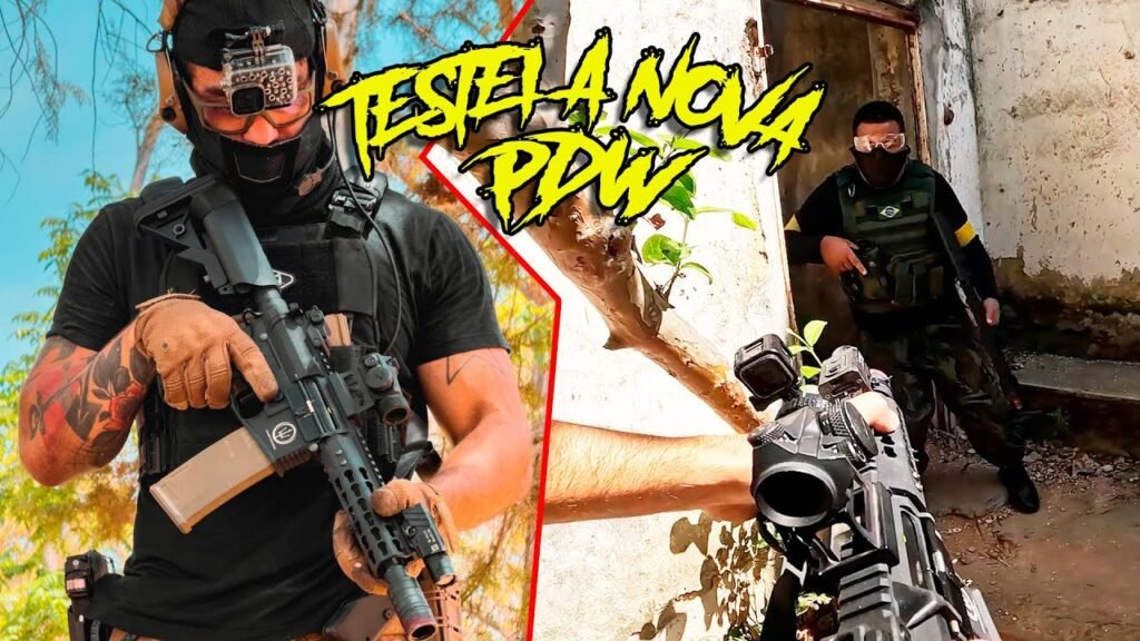 TESTEI A NOVA NEPTUNE PDW 6.5 EM CAMPO - Airsoft Gameplay