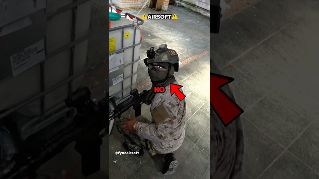 The Dumbest Airsoft Player Ever. 😹💀 #shorts