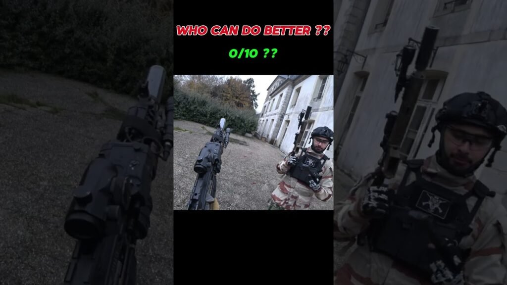 who can do better  #airsoft #airsoftcqb #paintball #milsim #warzone #fakegun