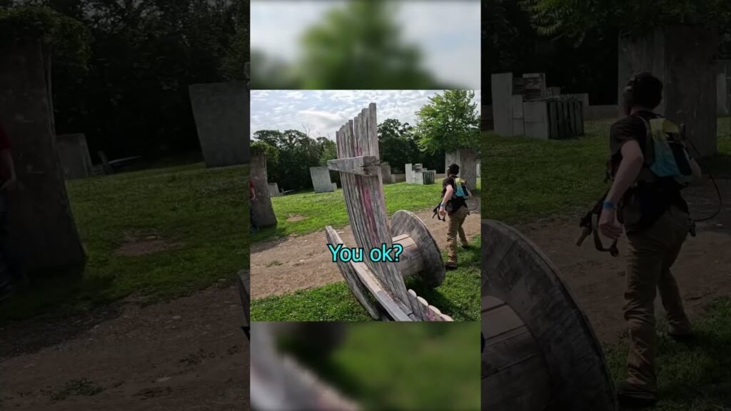 *BRUTAL HEADSHOT* airsoft injury #airsoft #paintball