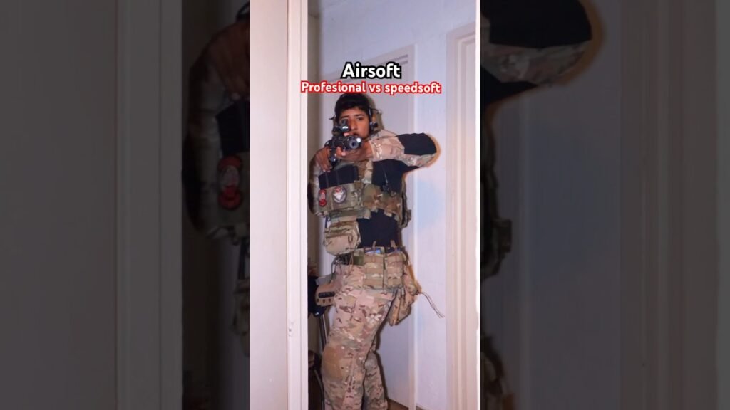 Airsoft- pro VS speedsoft #military #airsoftgun #airsoftsociety