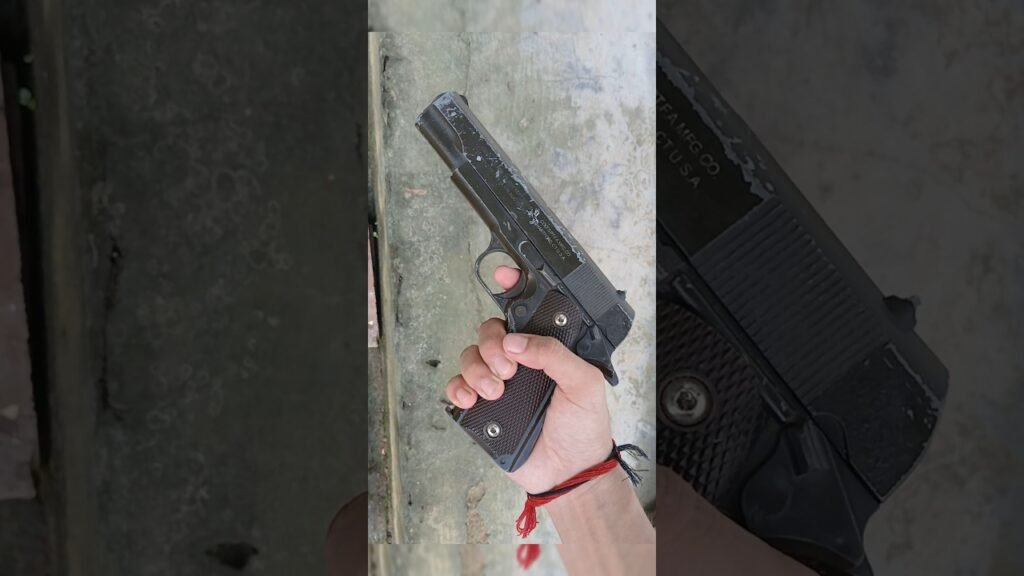 $12 Metal Toy Gun Unboxing and Test Shooting Plastic Ammo | Realistic Airsoft Pistol