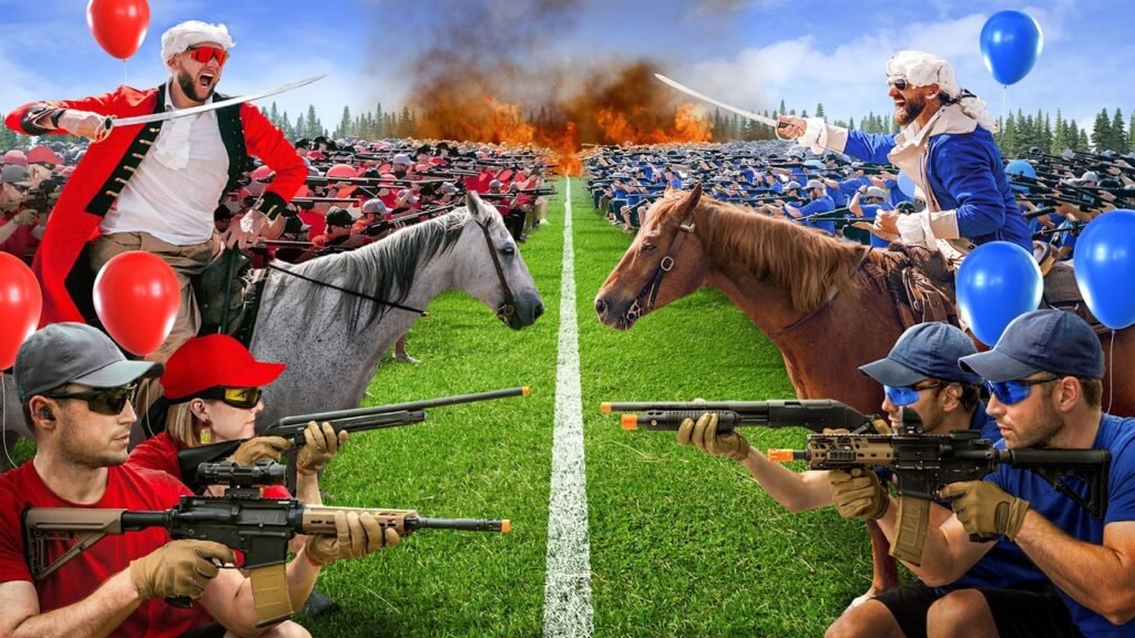 100 Person Airsoft Battle Royale