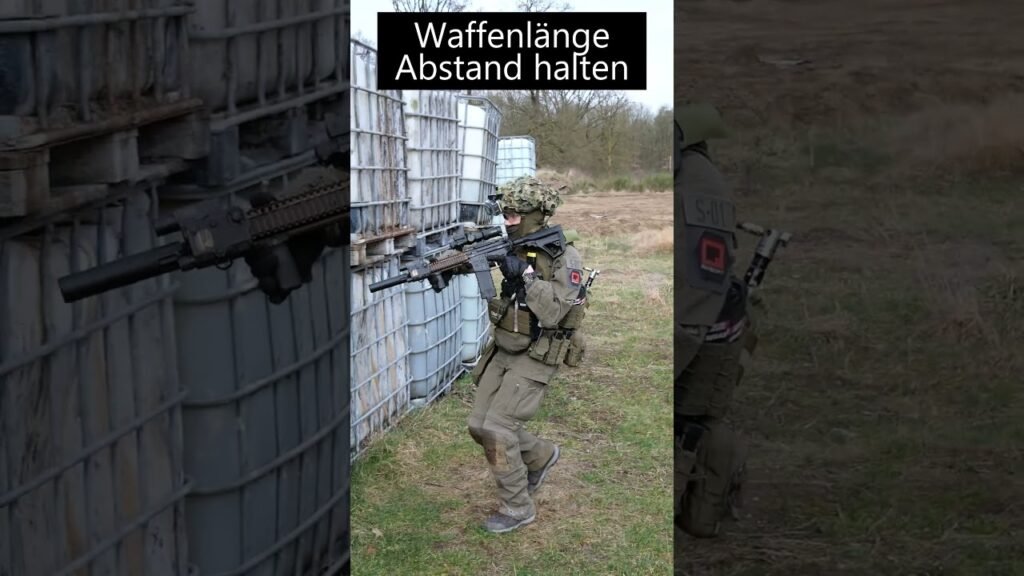 Waffenlänge Abstand zur Deckung - Airsoft Tipps #shorts