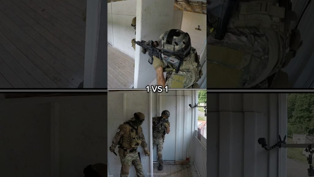 Soldier VS Assassin #airsoft #military #shorts