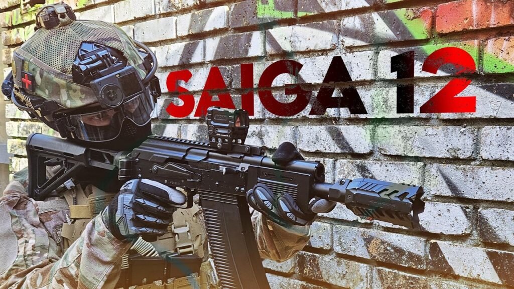 AIRSOFT FRANCE 🇫🇷 : SAIGA 12 SBS (POWERGUN) @SwissBorg