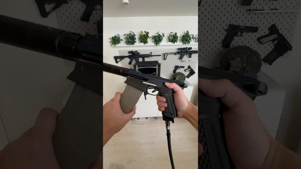 I turned my AAP-01 into an AK #aap01 #airsoft #airsoftcqb #airsoftgun #toys