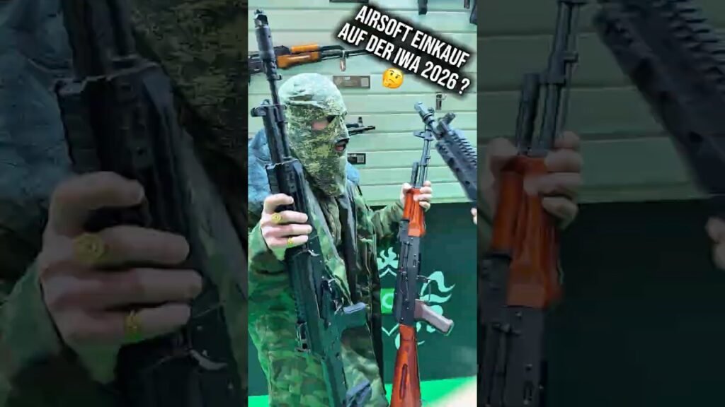 Polish Airsoft Shopping auf der Iwa 2026 ? 😅 feat @KingArtyom #airsoft #airsoftshorts #shorts