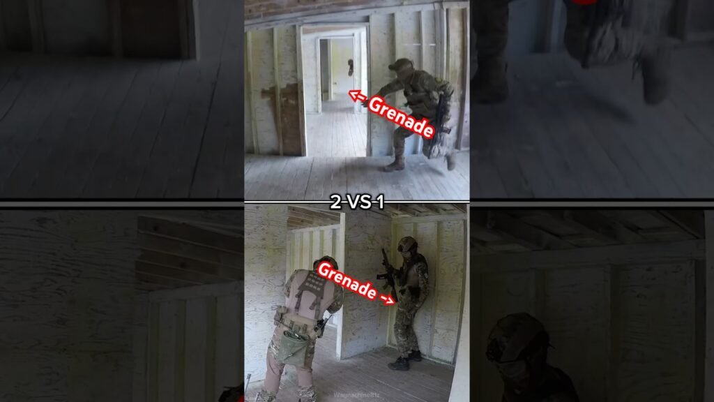 Hot Potato With Grenade! #airsoft #military #shorts