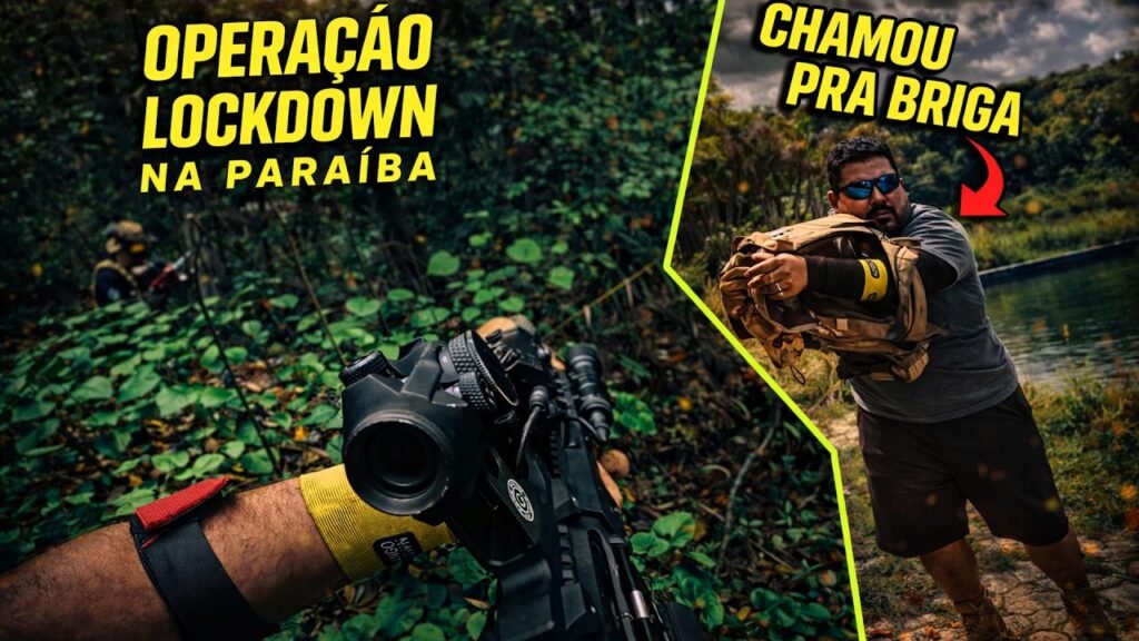 OPERAÇÃO LOCKDOWN V - COMBATE NA SELVA! Airsoft Gameplay