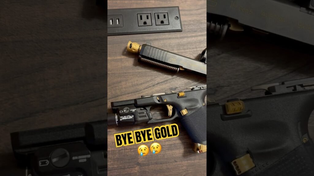 Getting rid of the gold😢 #airsoft #glock19gen5 #shorts