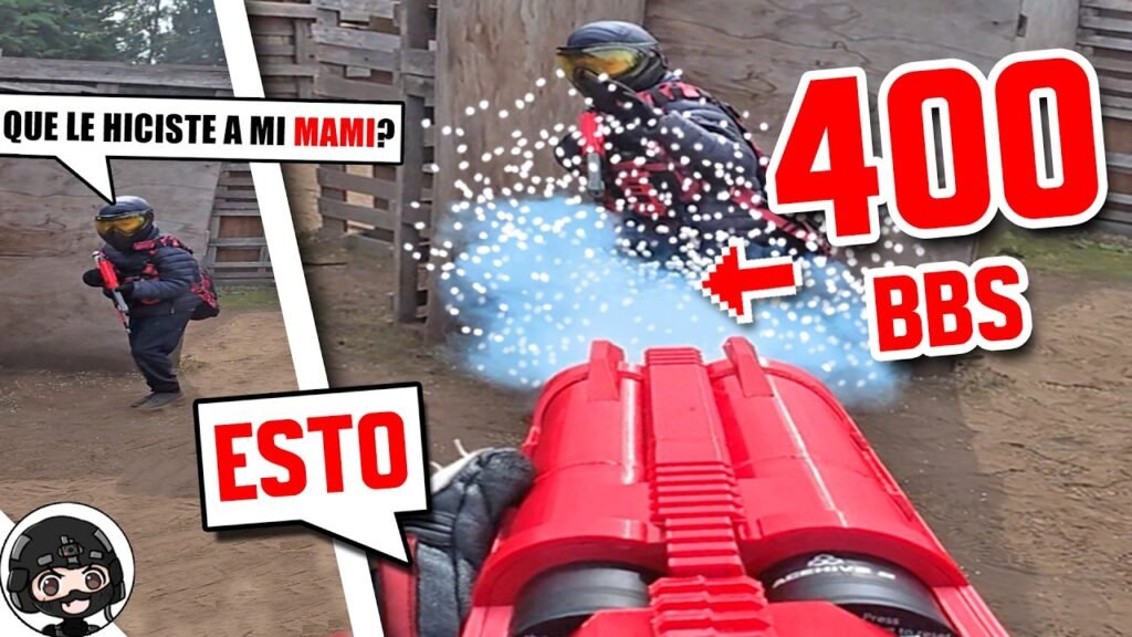 CHIKITIN vs 400 BBs x DISPARO 😱 ▬ Yio Airsoft Gameplay ▬ SSR67 A2