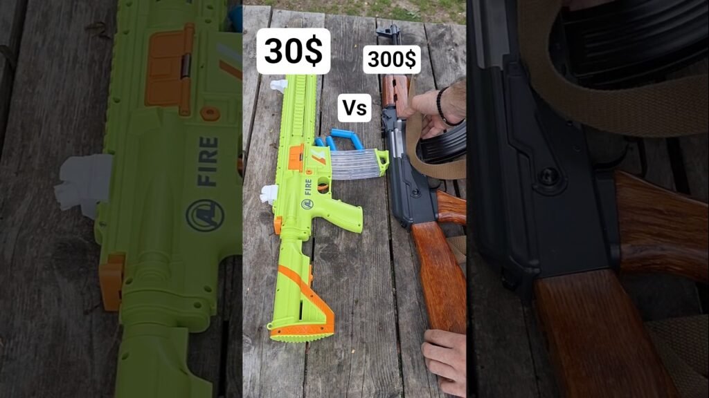 Airsoft vs NERF 30$ vs 300$