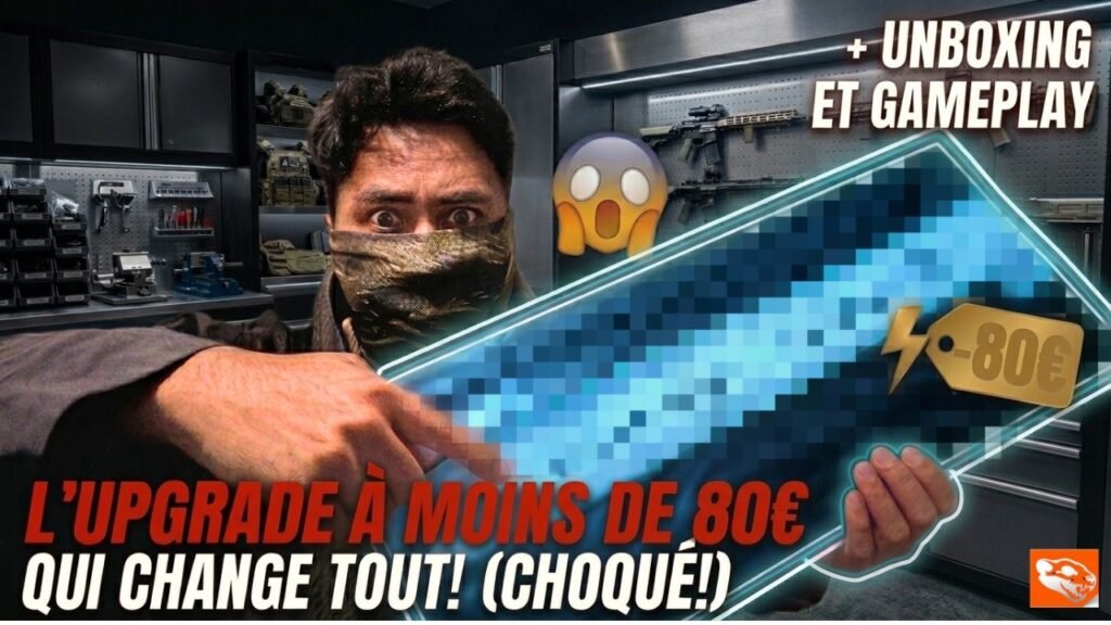 UN FABRICANT AIRSOFT m’envoie une réplique: + l’upgrade ultime à 80€ ?