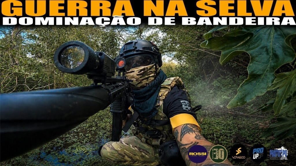 AIRSOFT MODO DOMINAÇÃO DE BANDEIRA NA FLORESTA - GAMEPLAY COM NEPTUNE PDW