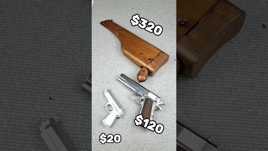 $20 vs $120 vs $320 Airsoft Pistols test