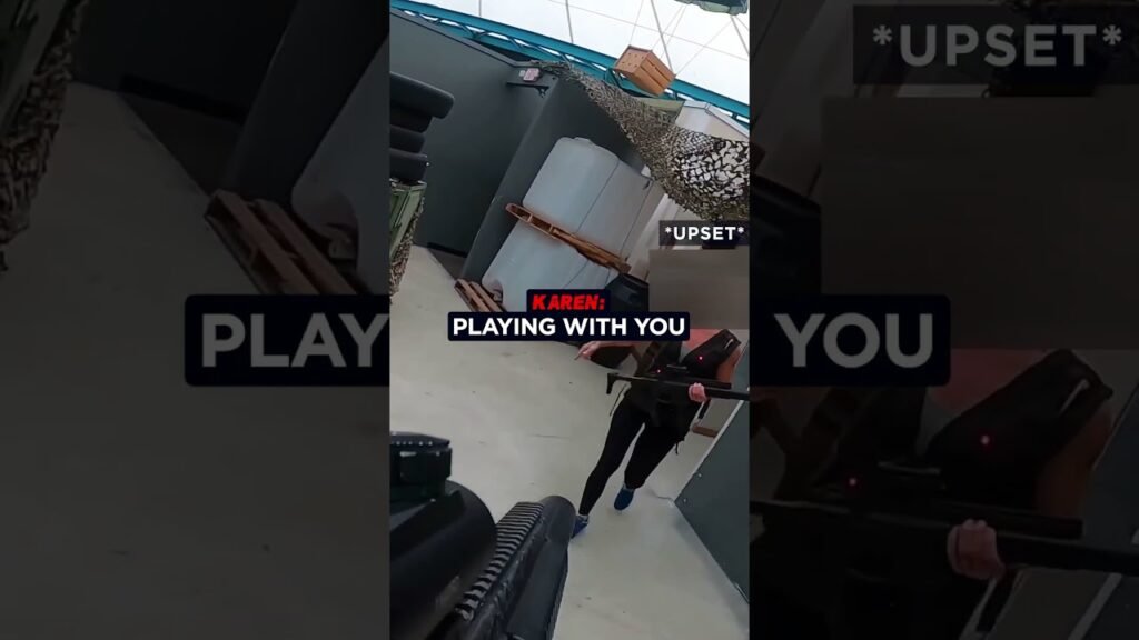 Karen Freaks Out at a Public Airsoft Field